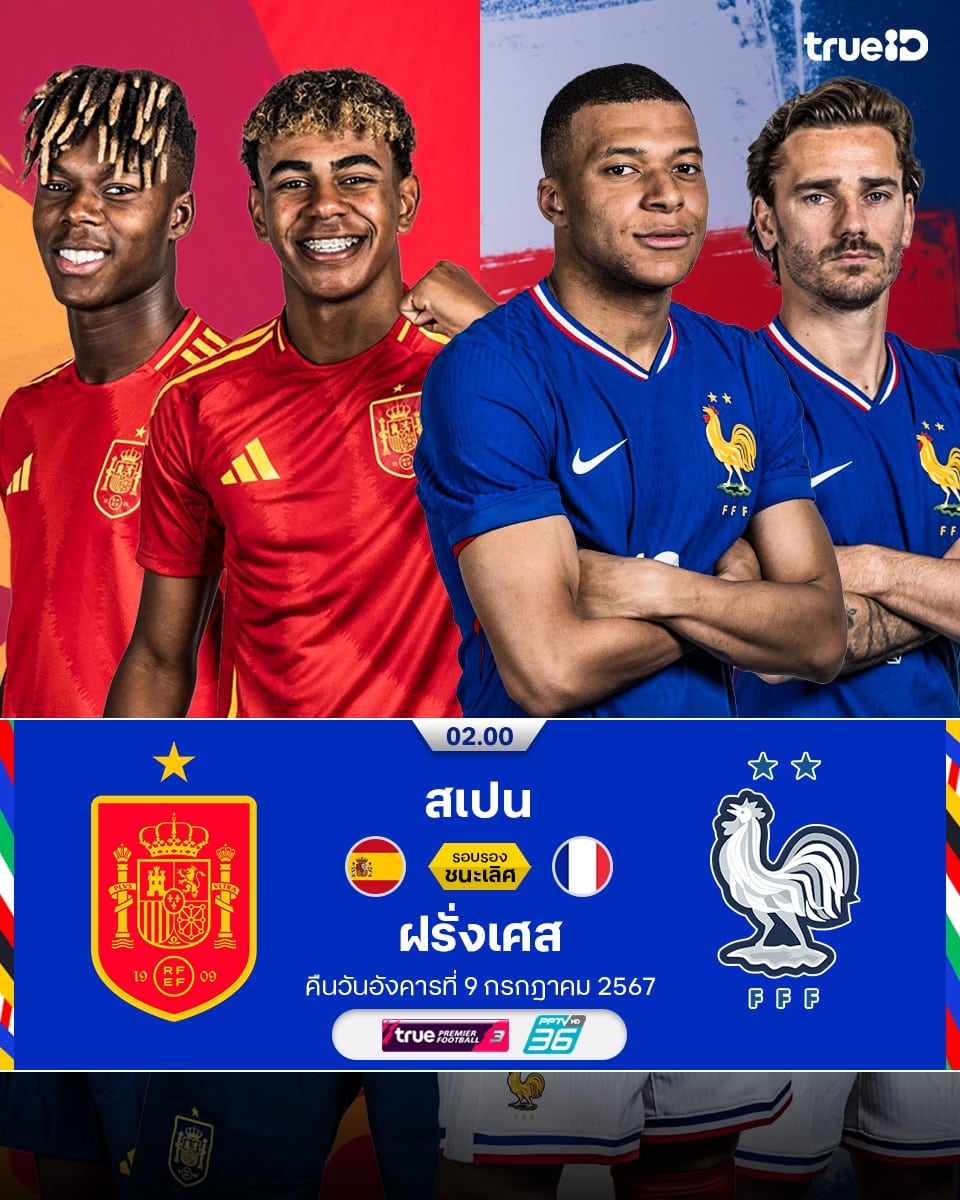 ฟุตบอล ยูโร 2024 สเปน ฝรั่งเศส