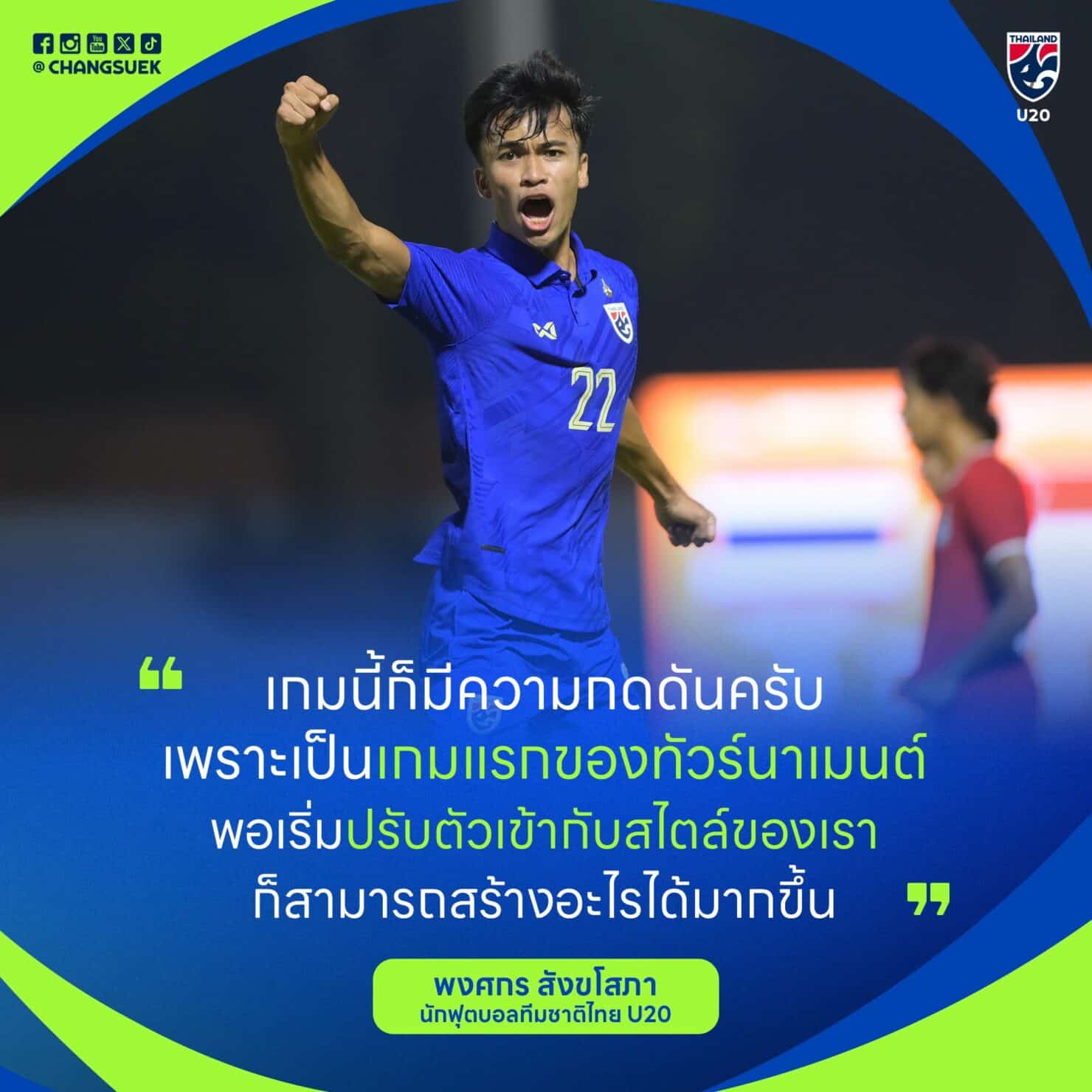 พงศกร สังขโภสา ทีมชาติไทย U20