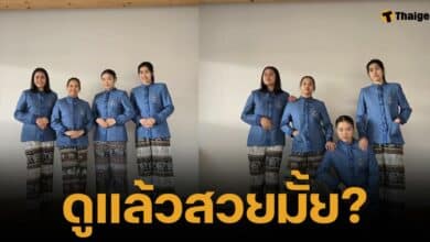 การ์ตูน วรรณวิสาข์ นำทัพปิงปองหญิงทีมชาติ ใส่ชุดพิธีการโอลิมปิก แมตช์กางเกงช้าง