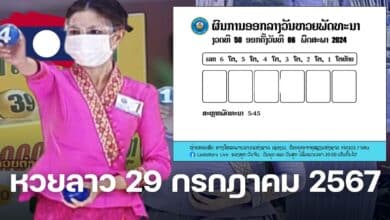 หวยลาว 29 กรกฎาคม 2567