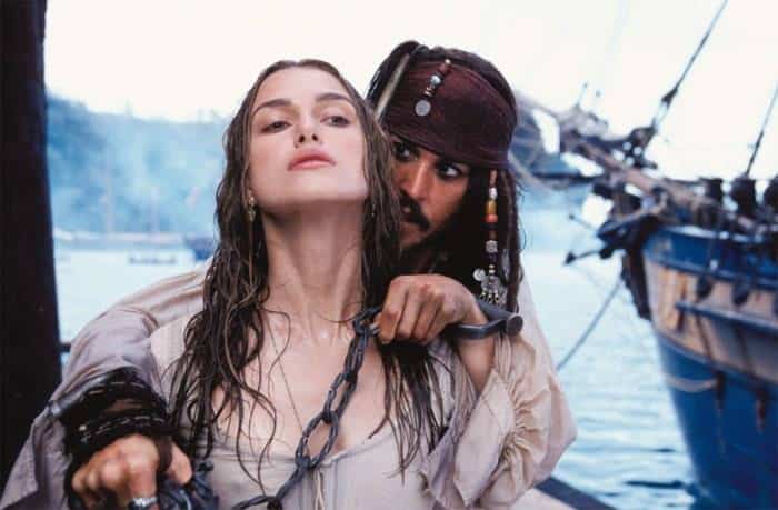 เคียร่า ไนท์ลีย์ อายุ 17 ตอนเล่น Prirate of the Caribbean
