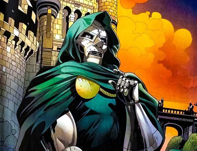 ตัวการ์ตูน Doctor doom จากคอมมิค Fantastic four
