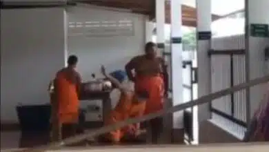 พระตบเณร บีบคอกดหัวกลางวัดตรังลาสิกขาแล้ว ตำรวจเตรียมจ่อฟันข้อหาหนัก