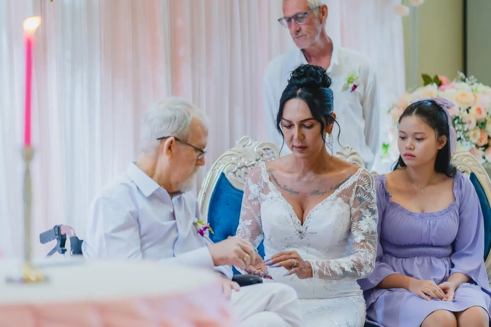 งานแต่งงานพอลลีน งามพริ้ง