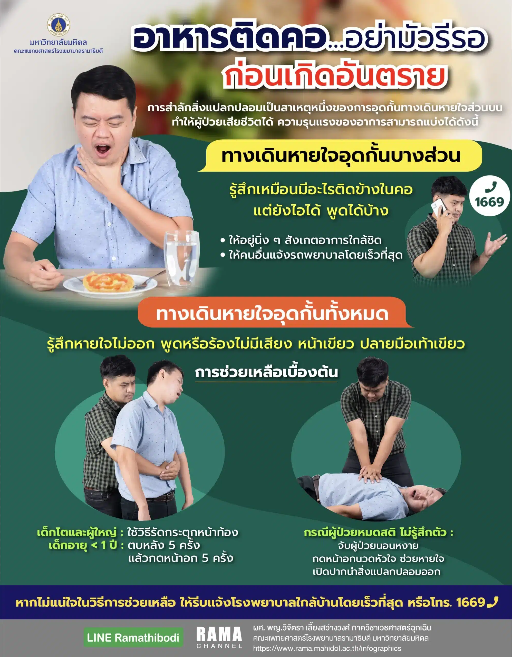 อาหารติดตอ รพรามา