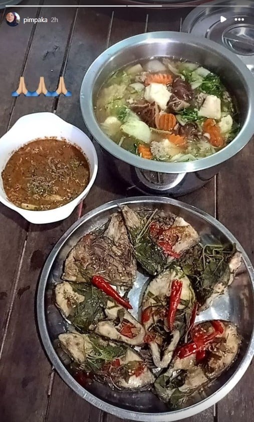 โพสต์สตอรี่ไอจีแม่หมู อาหารหลายเมนู