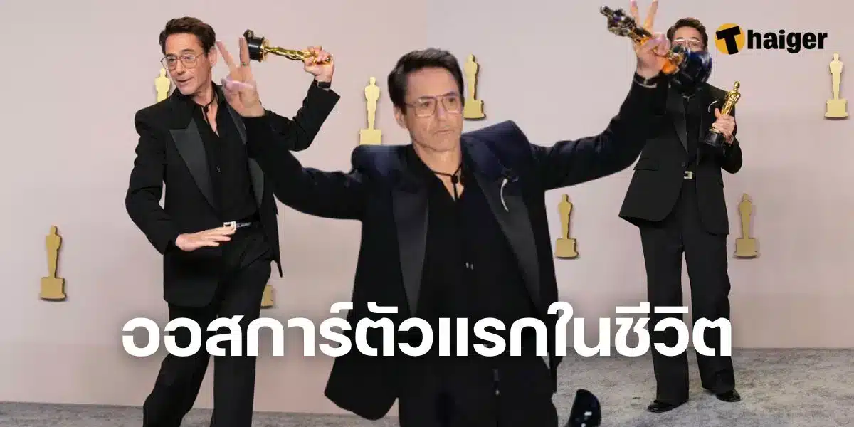 robert downey jr ได้รางวัลออสการ์จากเรื่อง oppenheimer