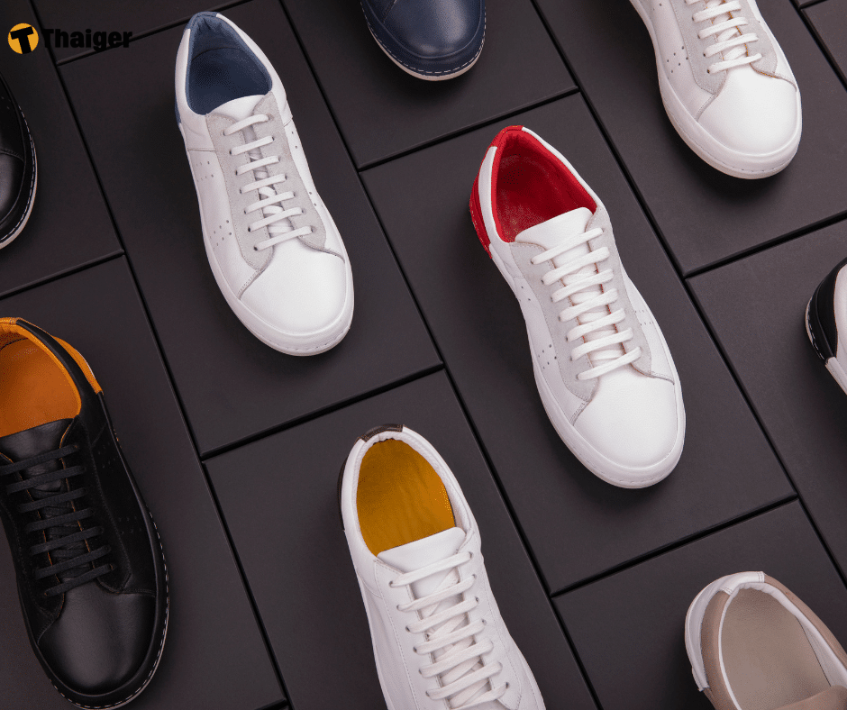 รองเท้าผ้าใบสีขาว และสีอื่น ๆ