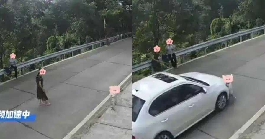 พ่อแม่ให้ลูก 2 ขวบหัดข้ามถนนเอง