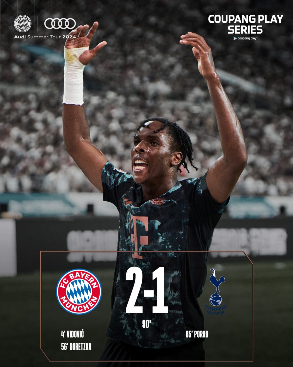 ผลฟุตบอลอุ่นเครื่อง สเปอร์ส บาเยิร์น