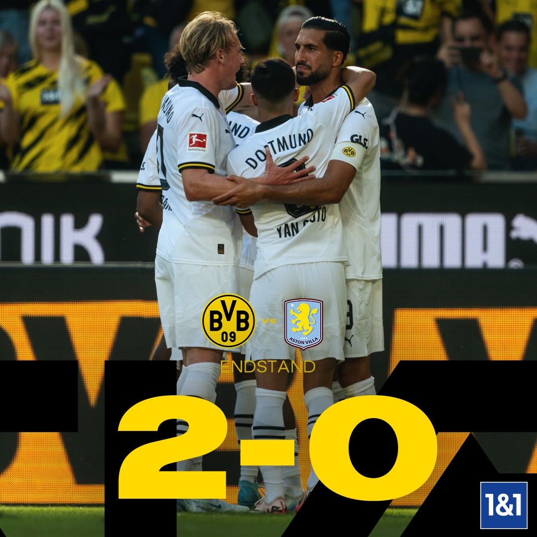 ผลฟุตบอลอุ่นเครื่อง ดอร์ทมุนด์ วิลล่า