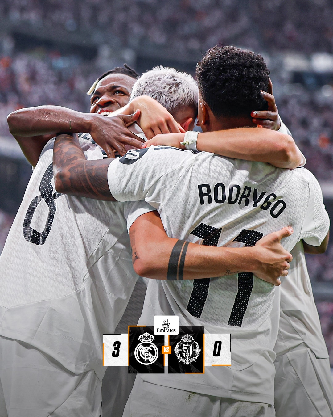 ผลบอลเมื่อคืนนี้ ลาลีกา เรอัล มาดริด บายาโดลิด