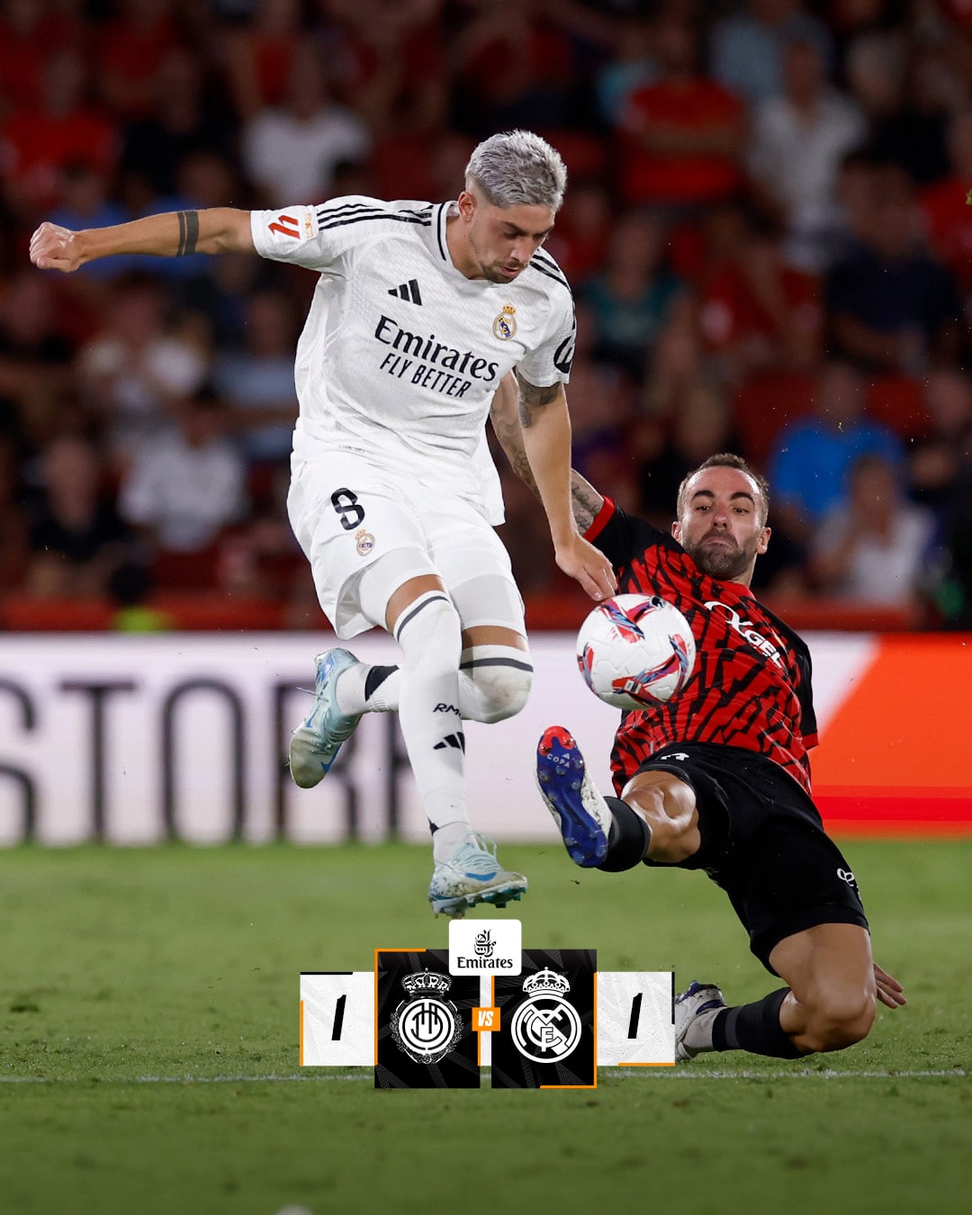 ผลบอลเมื่อคืนนี้ ลาลีกา มายอร์ก้า เรอัล มาดริด