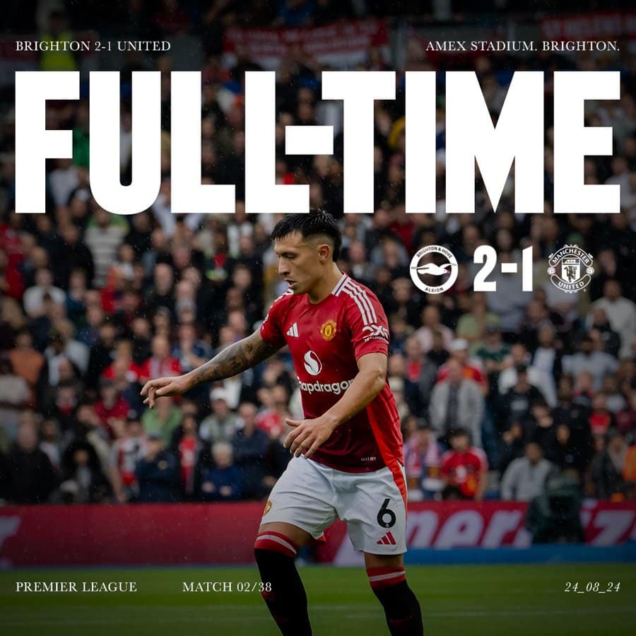 ผลบอลล่าสุด พรีเมียร์ลีก ไบรท์ตัน แมนยู
