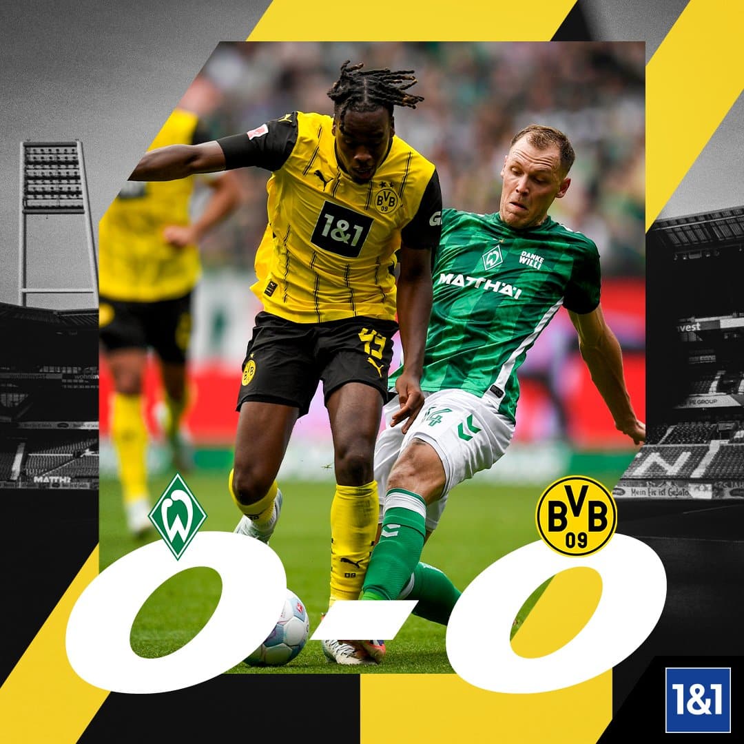 ผลบอลเมื่อคืนนี้ บุนเดสลีกา เบรเมน ดอร์ทมุนด์