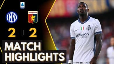 ผลบอลเมื่อคืนนี้ กัลโช่ เจนัว อินเตอร์