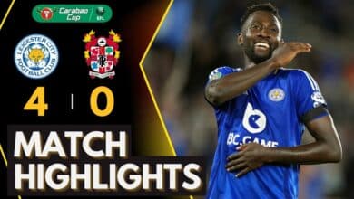 ผลบอลเมื่อคืนนี้ คาราบาวคัพ เลสเตอร์ ทรานเมียร์