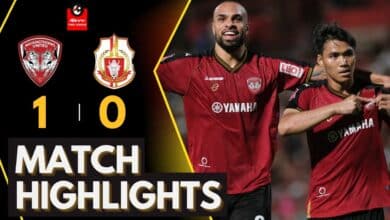 ผลฟุตบอล รีโว่ ไทยลีก เมืองทอง ลำพูน