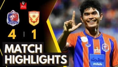 ผลฟุตบอล รีโว่ ไทยลีก การท่าเรือ สุโขทัย