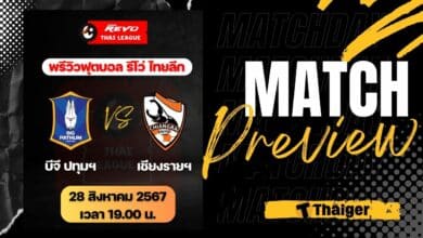 ดูบอลสด ไทยลีก บีจี ปทุม ยูไนเต็ด เชียงราย