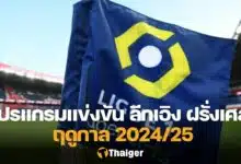 ตารางแข่งขัน ลีกเอิง ฝรั่งเศส 2024/25