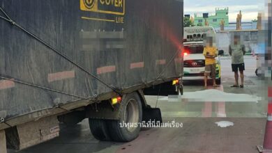 รถบรรทุกทับเด็กป๊ม อุบัติเหตุปทุมธานีวันนี้