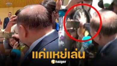 ประวิตร ยืนยันไม่ได้ตั้งใจ หลังหลุดคลิปตบหัวนักข่าวผู้หญิง