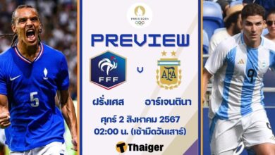 ฟุตบอลชาย โอลิมปิก 2024 ฝรั่งเศส อาร์เจนตินา