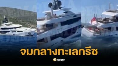 เรือยอชท์หรูจมเพราะความสะเพร่าของลูกเรือ ลืมปิดประตูทำน้ำทะลัก