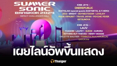 Summer Sonic Bangkok 2024 ไลน์อัพขึ้นแสดง