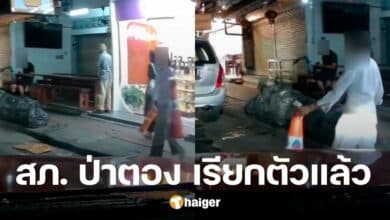 ตร. เอาจริง เรียกตัว หญิงวางกรวย กั๊กที่จอดริมถนนป่าตอง แจ้งข้อหา-ปรับความผิด