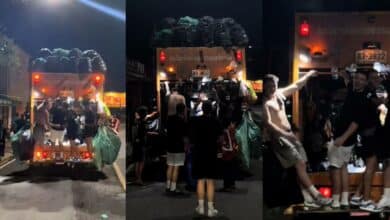 ฝรั่งสมุยชอบรถเก็บขยะ