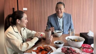 อุ๊งอิ๊ง เศรษฐา มื้อเที่ยง