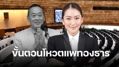 โหวตแพทองธารเป็นนายก