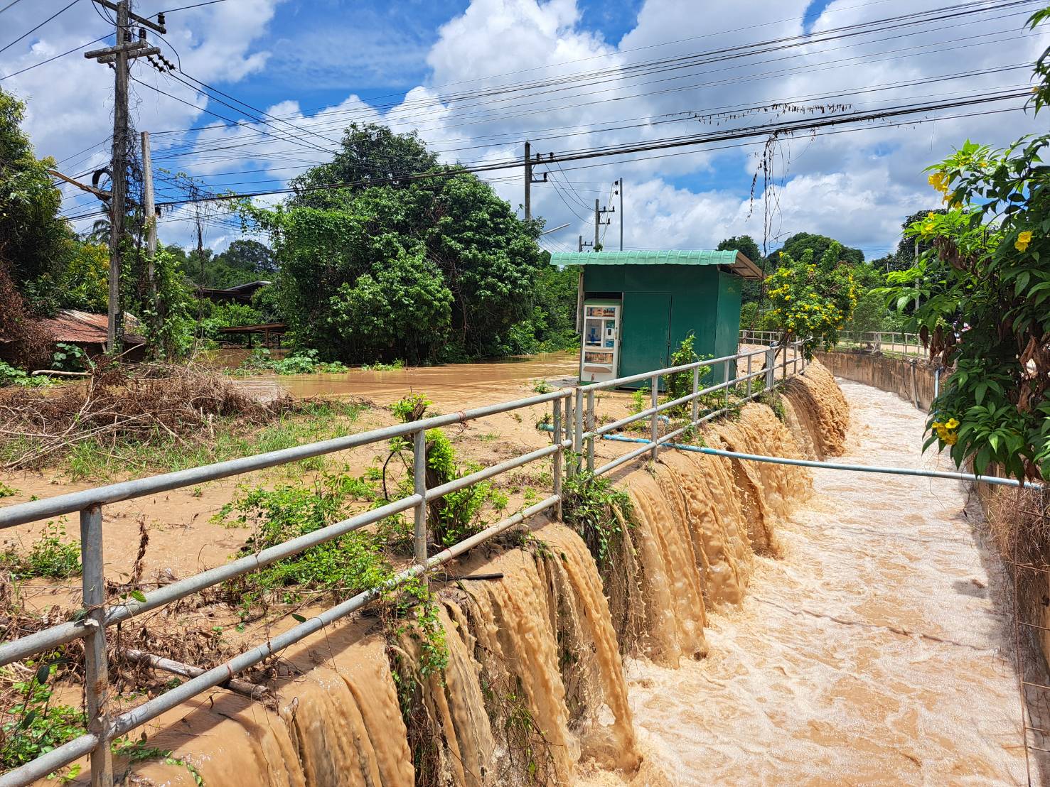 สถานการณ์น้ำจังหวัดสุโขทัย เมื่อเวลา 06.00 น. 25 สิงหาคม