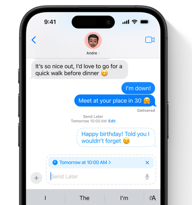 ฟังก์ชัน iOS 18 ช่วยปรับการส่งข้อความใหสะดวกมากขึ้น