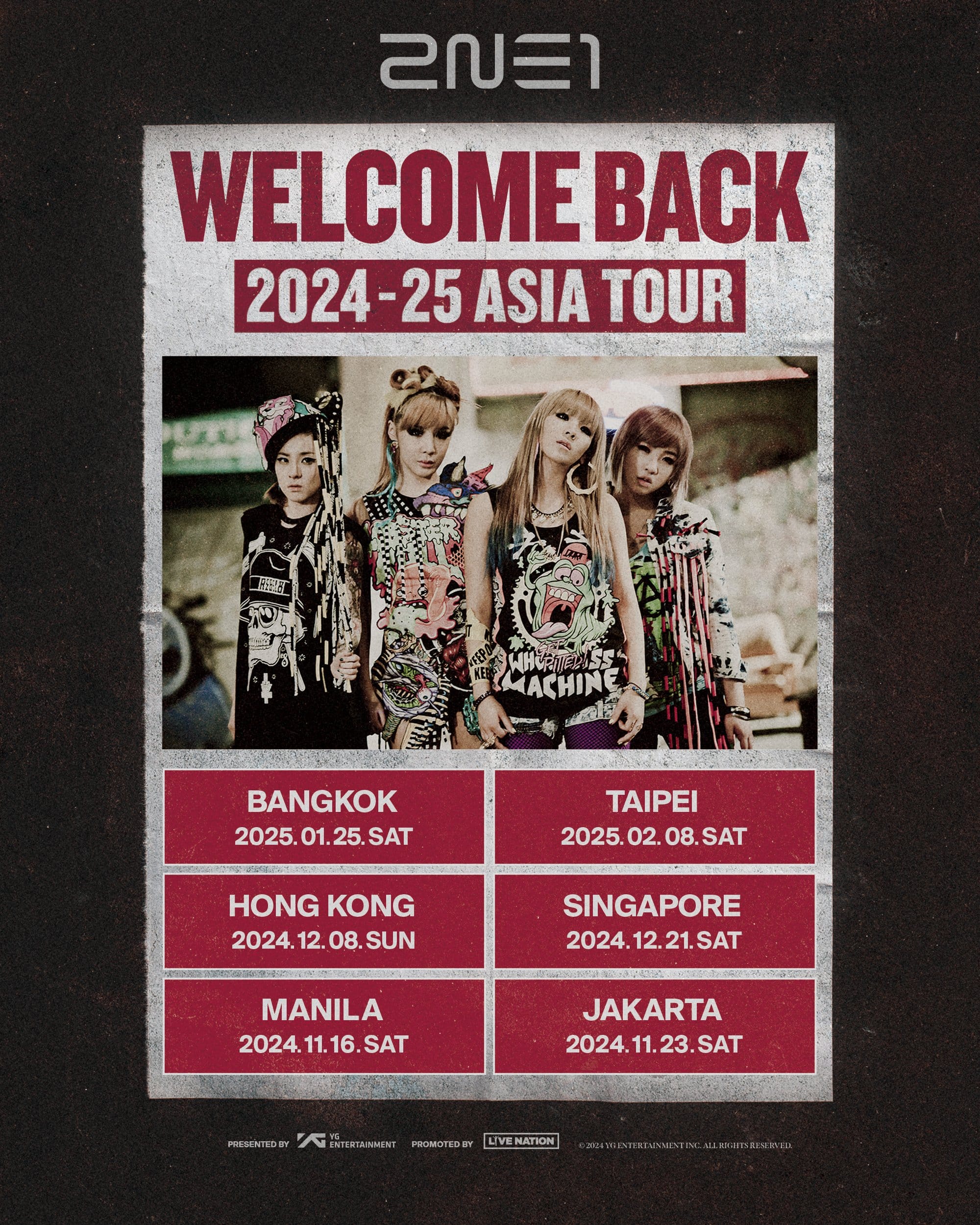 2NE1 asia tour