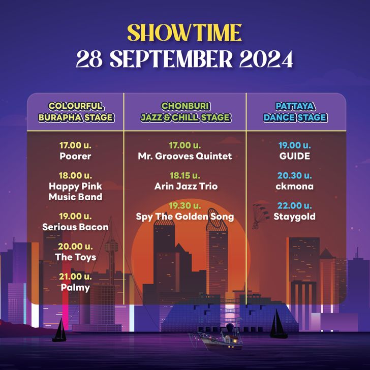 280967 Chonburi International Music Festival in the Rain at Pattaya รายละเอียดการเข้างาน