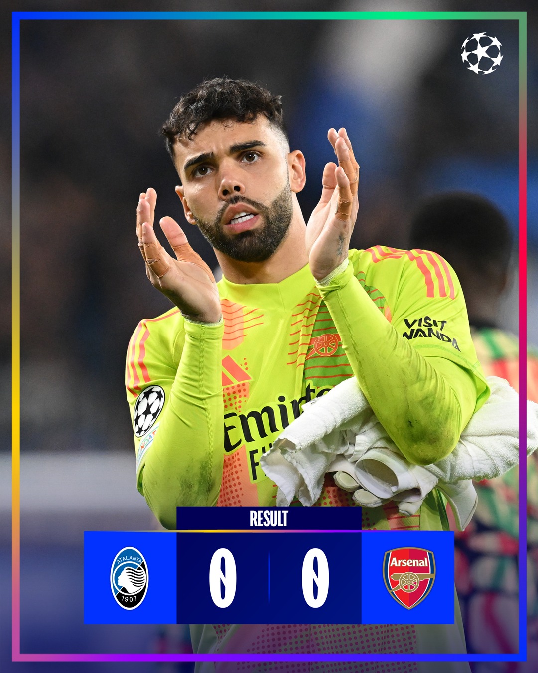 ผลบอลเมื่อคืนนี้ ยูฟ่า แชมเปี้ยนส์ลีก อตาลันต้า อาร์เซนอล