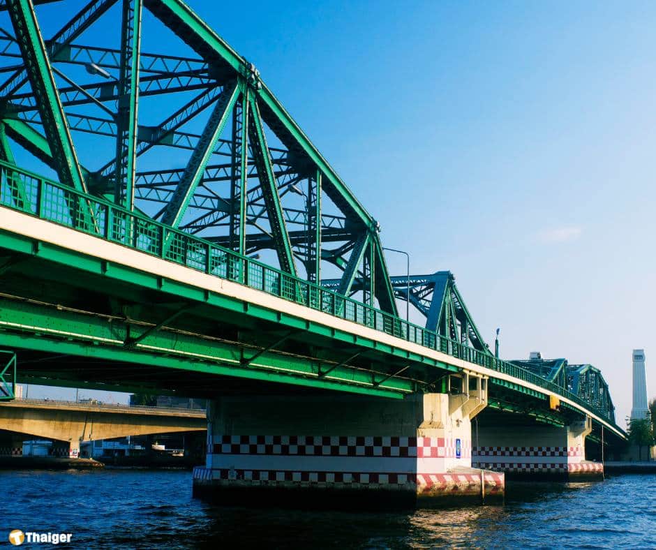 สะพานพุธติดกับปากคลองตลาด