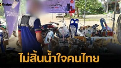 หนุ่มน้ำใจงาม ประกาศรับซ่อมมอเตอร์ไซค์ฟรี น้ำท่วมเชียงราย โซเชียลแห่ชม