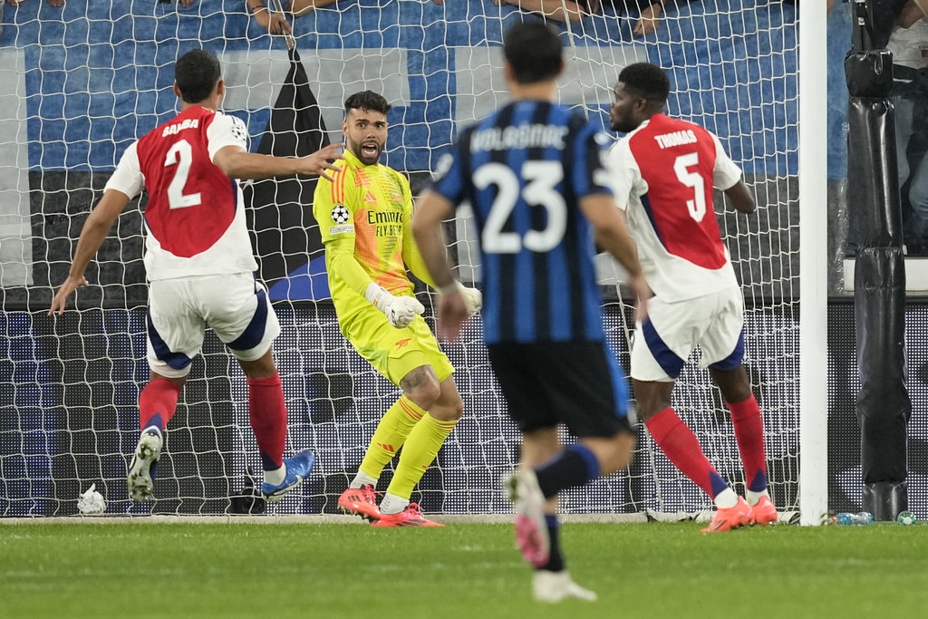 ผลบอลเมื่อคืนนี้ ยูฟ่า แชมเปี้ยนส์ลีก อตาลันต้า อาร์เซนอล