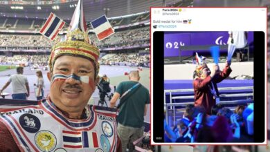 ท้าวดักแด้ กองเชียร์ไทยเหรียญทอง paris 2024