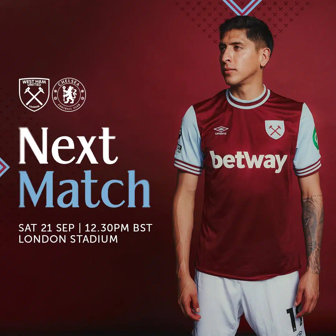 พรีเมียร์ลีก 2024/25 เวสต์แฮม เชลซี