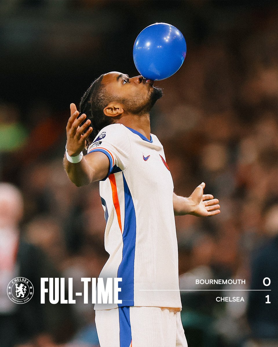 ผลบอลเมื่อคืนนี้ พรีเมียร์ลีก บอร์นมัธ เชลซี