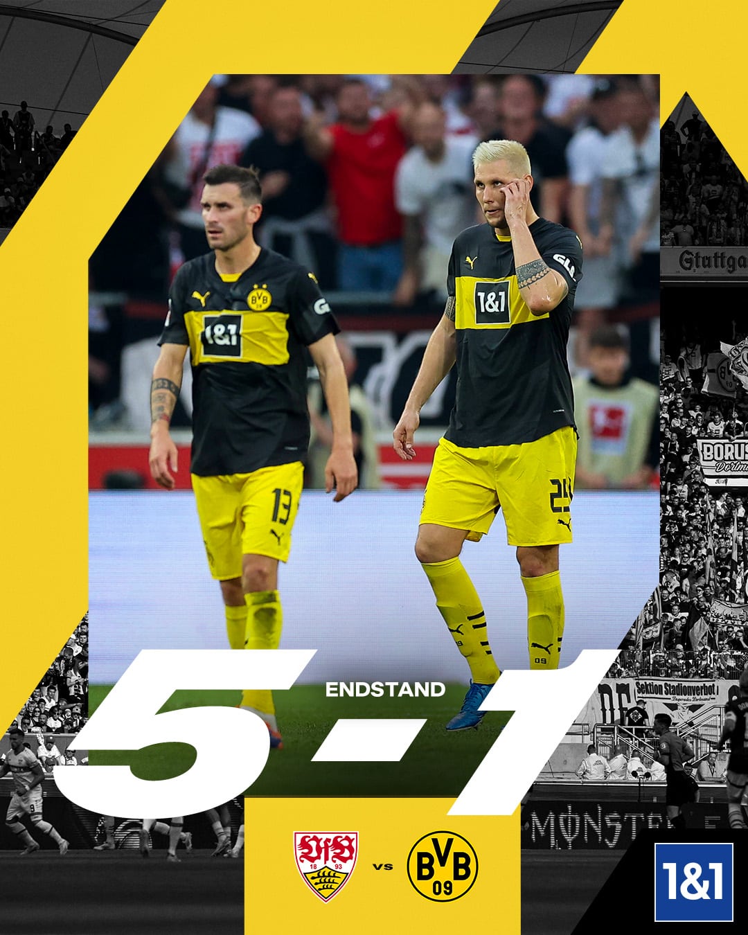 ผลบอลเมื่อคืนนี้ บุนเดสลีกา สตุ๊ตการ์ท ดอร์ทมุนด์