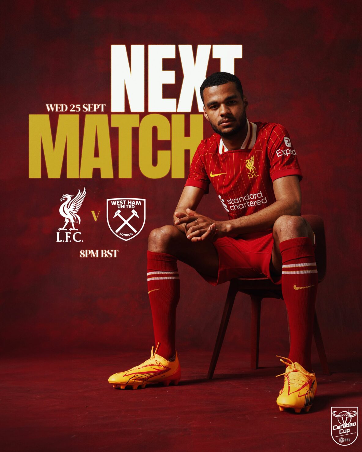 คาราบาวคัพ 2024/25 ลิเวอร์พูล เวสต์แฮม