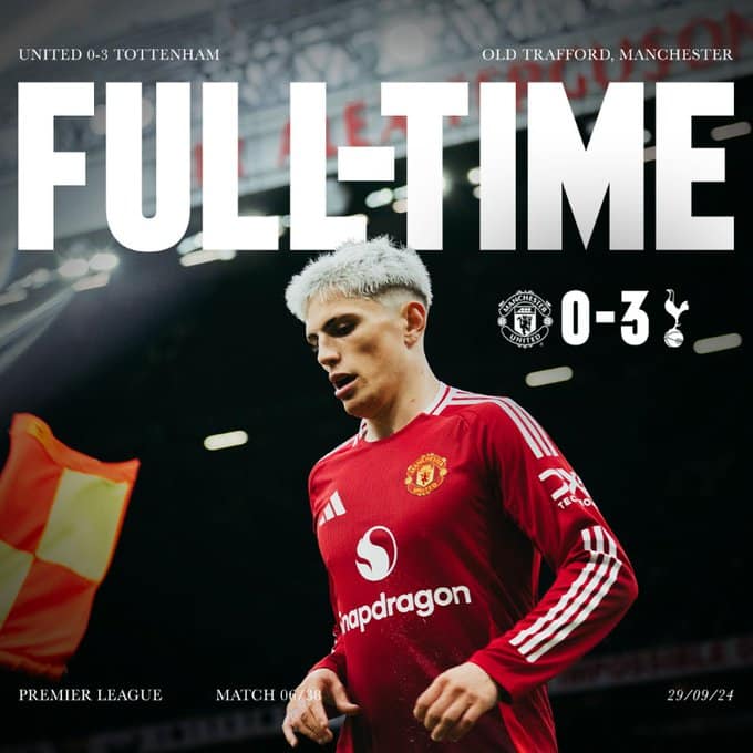 ผลบอลเมื่อคืนนี้ พรีเมียร์ลีก แมนยู สเปอร์ส