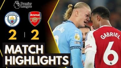 ผลบอลเมื่อคืนนี้ พรีเมียร์ลีก แมนซิตี้ อาร์เซนอล