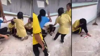 โรงเรียนเทพาสงขลา รุมตบนร ม.3